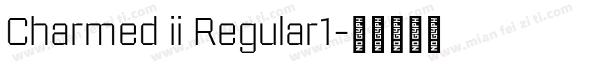 Charmed ii Regular1字体转换